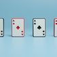 Aces Playing Card Slider Fidgets