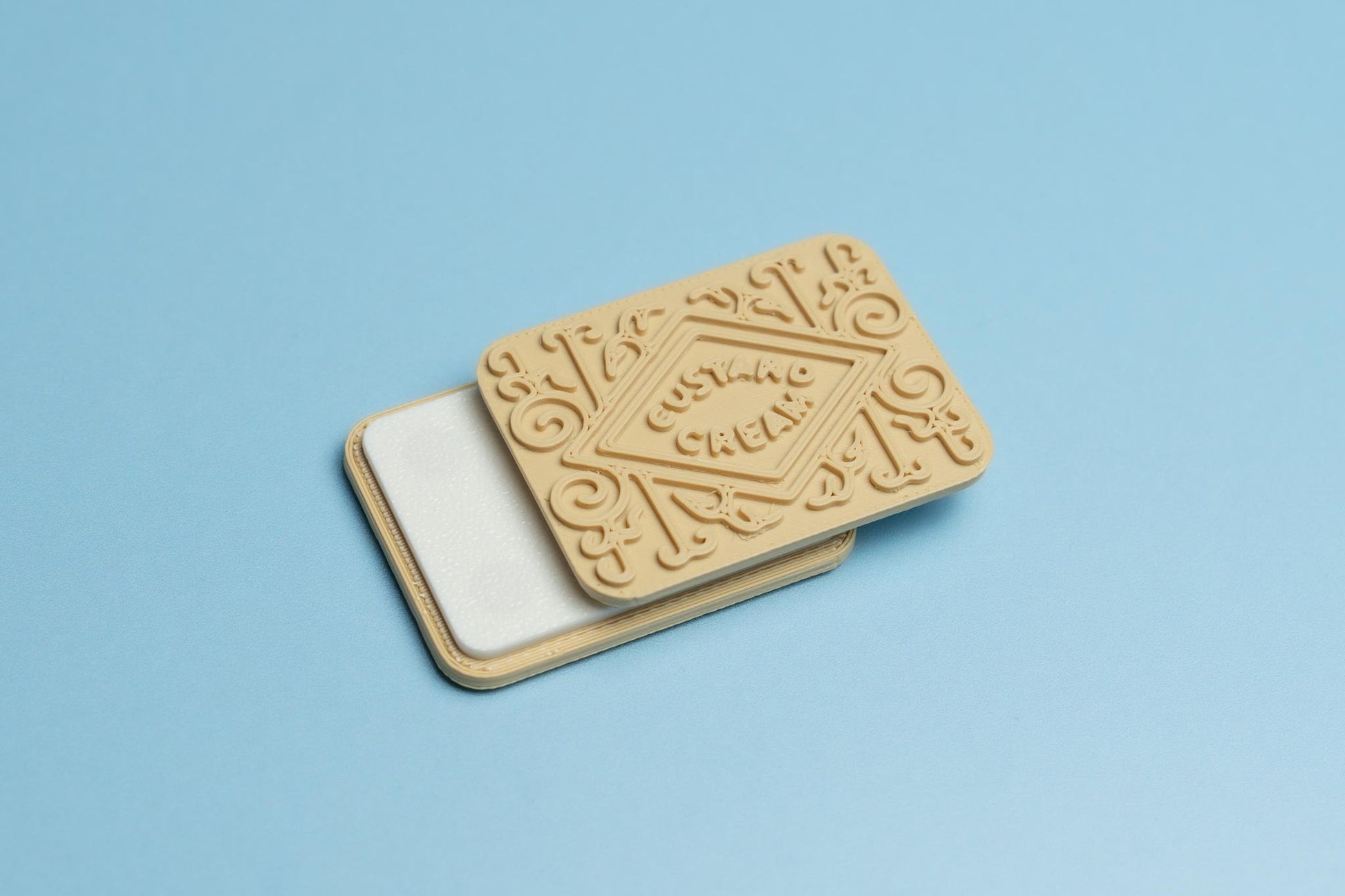 Custard Cream Biscuit Slider Fidget