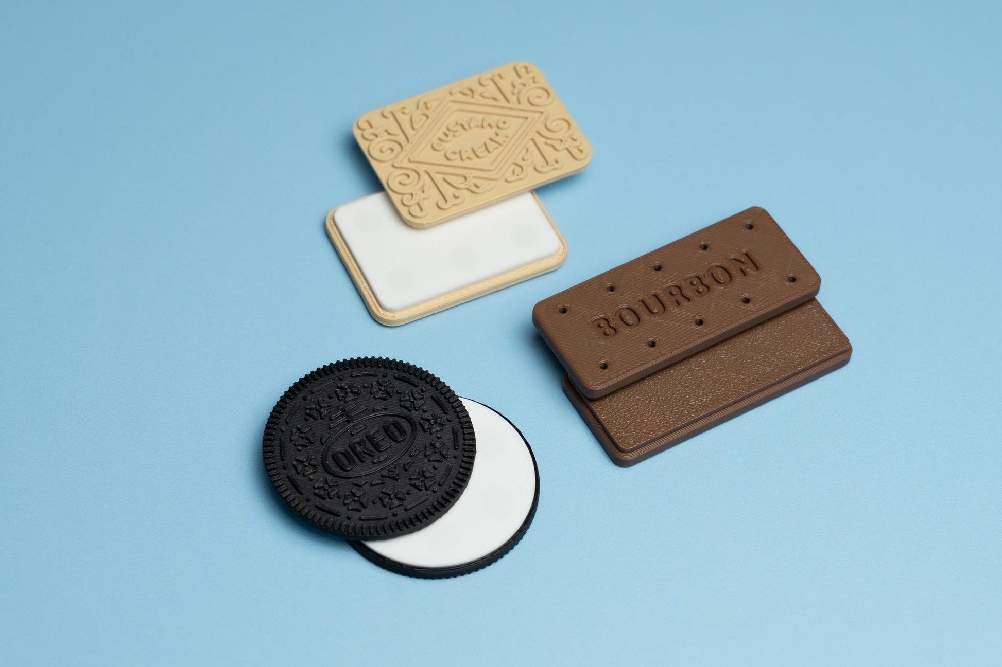 Biscuit Slider Fidgets Bundle - Bourbon, Custard Cream & Cookies + Cream