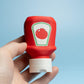 Ketchup Bottle Fidget Clicker with Wrist Strap or Keychain