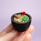 Tempura Ramen Bowl Fidget Clicker with Wrist Strap or Keychain