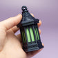 Gothic Style Glow in the Dark Lantern Fidget Clicker with Wrist Strap or Keychain
