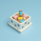 Sewing Box Filled with Spools of Thread Fidget Clicker with Wrist Strap or Keychain