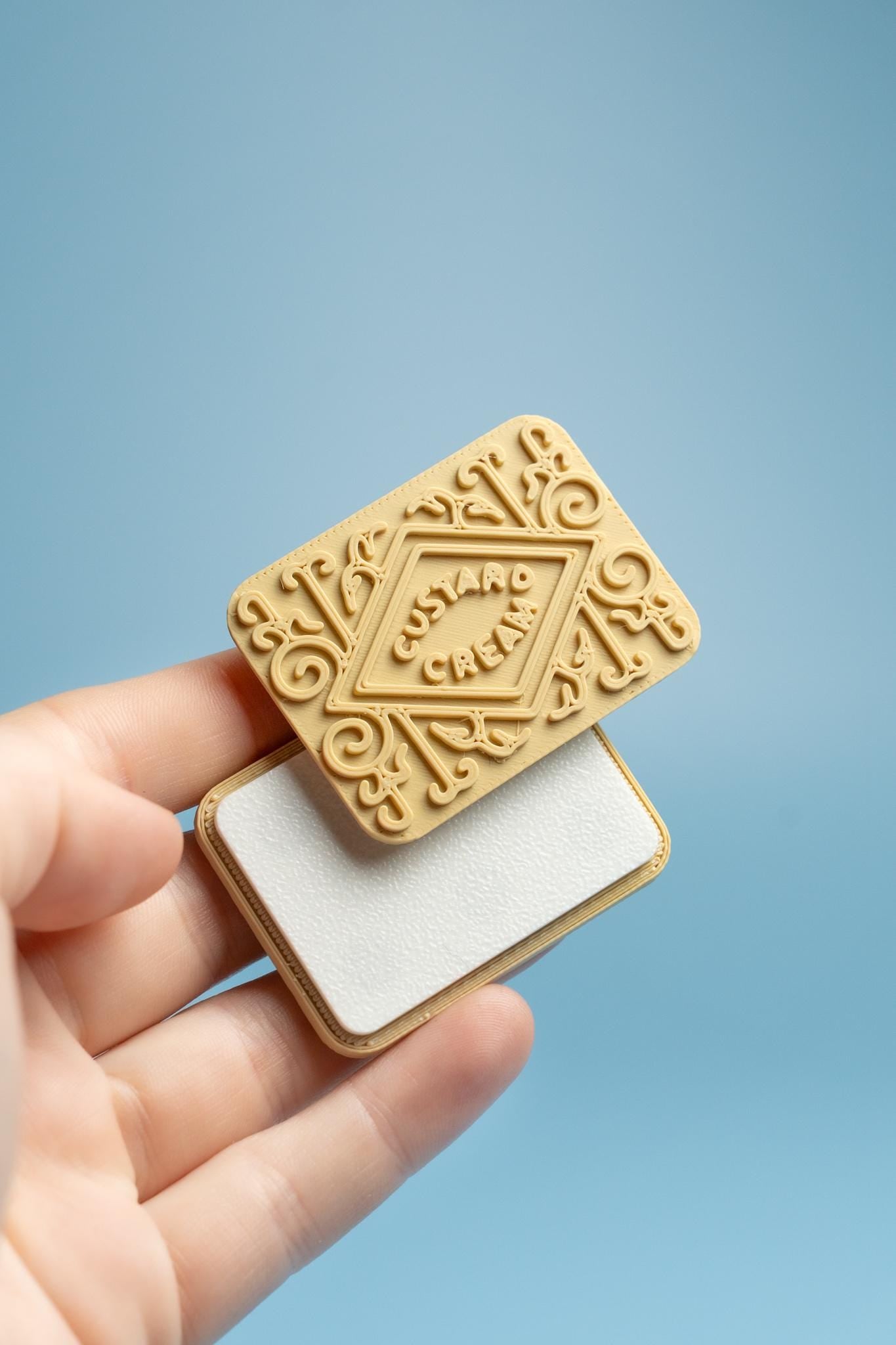 Custard Cream Biscuit Slider Fidget