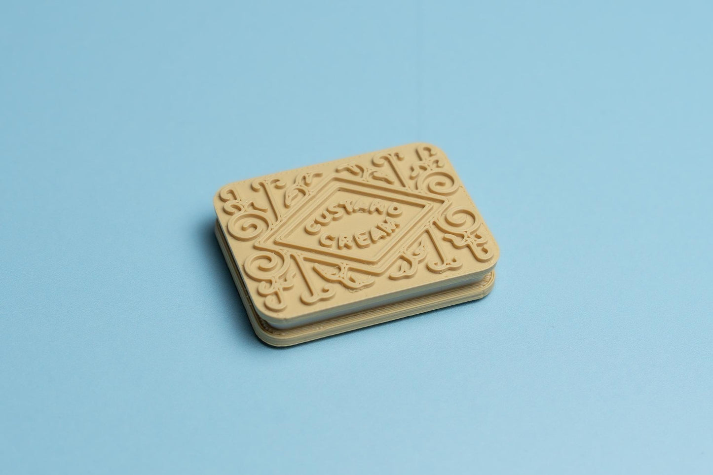 Custard Cream Biscuit Slider Fidget