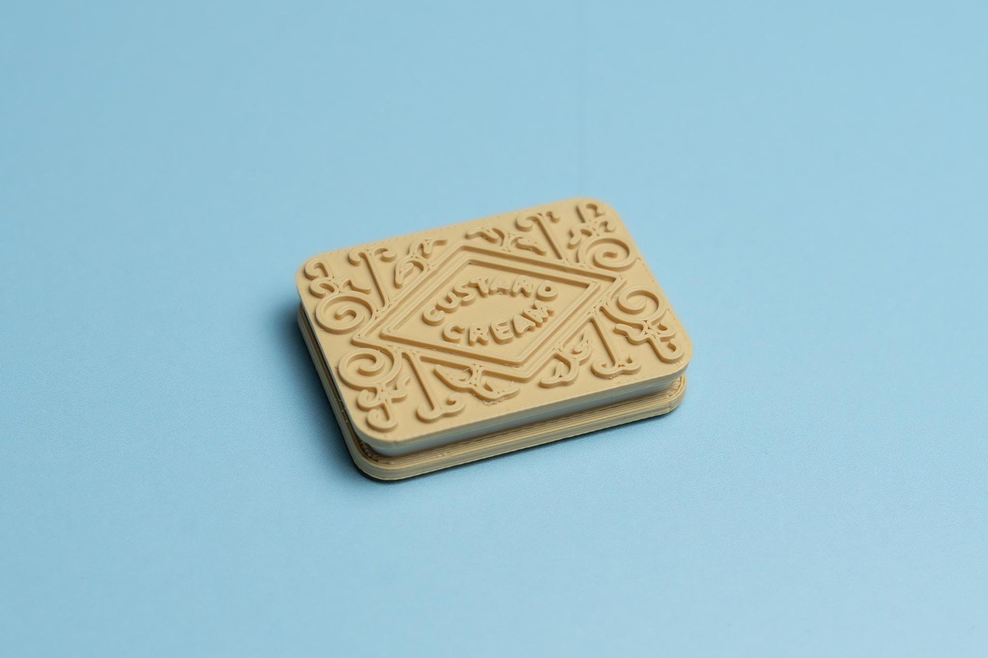 Custard Cream Biscuit Slider Fidget