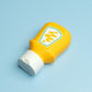 Mustard Bottle Fidget Clicker with Wrist Strap or Keychain