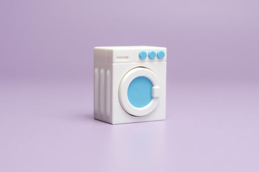 Washing Machine Fidget Clicker with Wrist Strap or Keychain