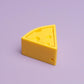 Block of Cheese Fidget Clicker with Wrist Strap or Keychain