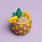 Pineapple Colada Tropical Drink Fidget Clicker with Wrist Strap or Keychain