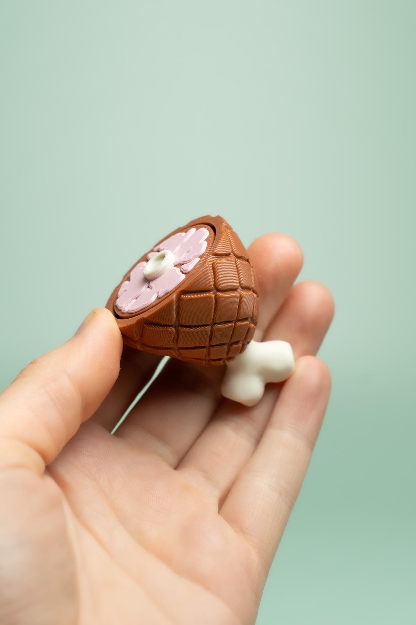 Ham on the Bone Fidget Clicker with Wrist Strap or Keychain