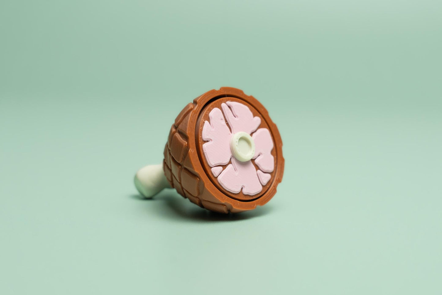 Ham on the Bone Fidget Clicker with Wrist Strap or Keychain