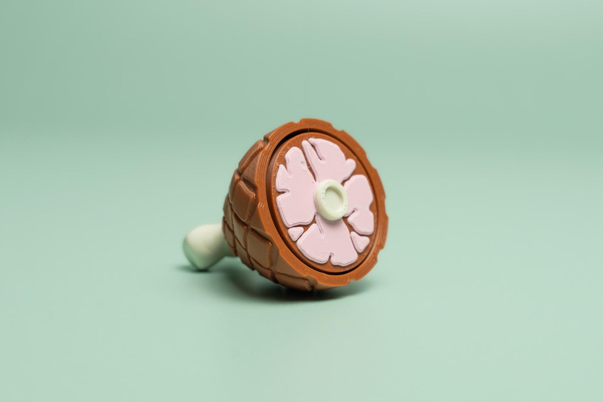 Ham on the Bone Fidget Clicker with Wrist Strap or Keychain