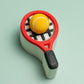 Tennis Racket & Tennis Ball Fidget Clicker with Wrist Strap or Keychain