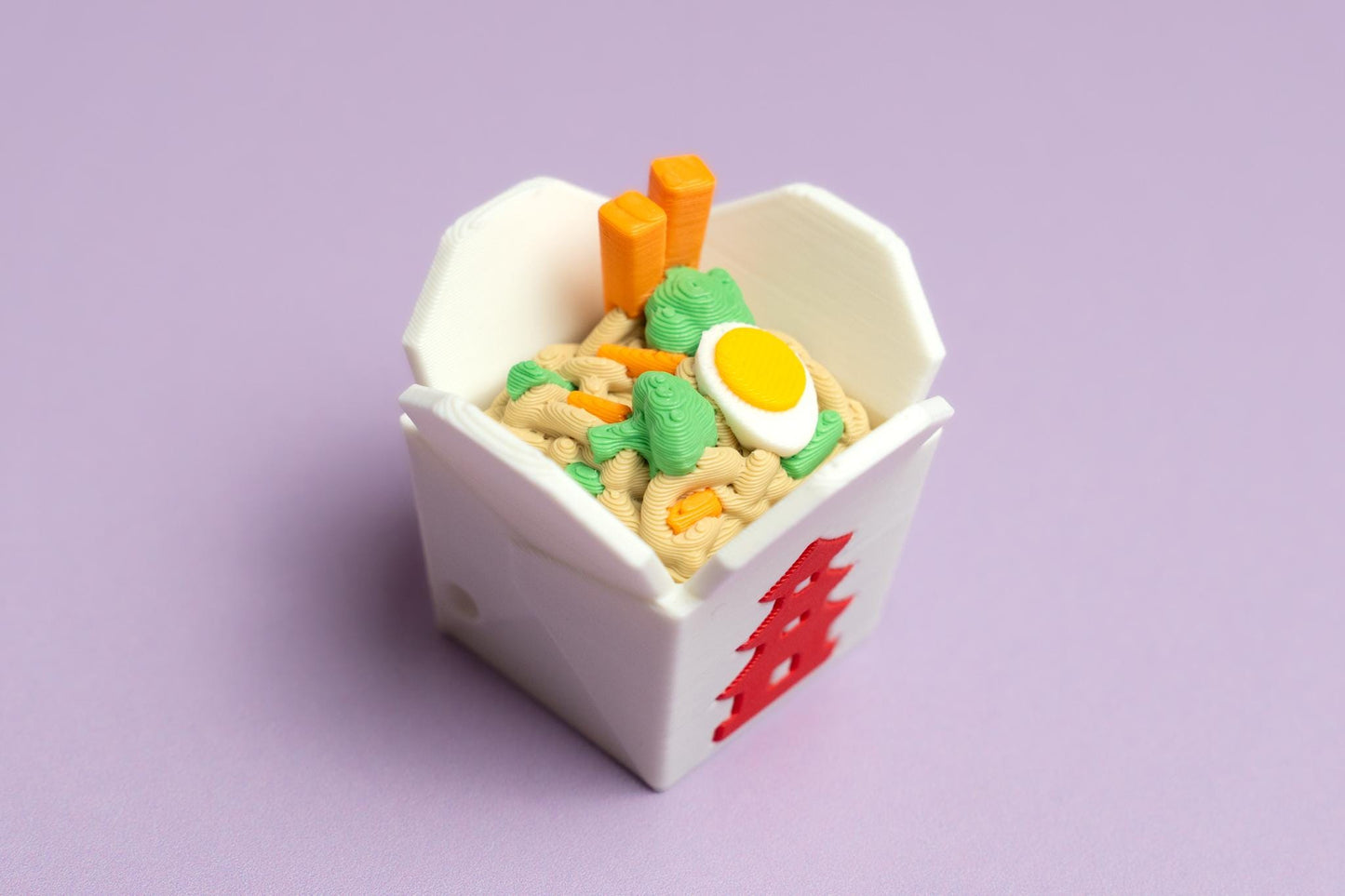 Chinese Takeout Fidget Clicker with Wrist Strap or Keychain