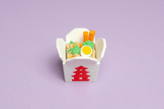 Chinese Takeout Fidget Clicker with Wrist Strap or Keychain