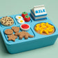 Kids Lunch Food Tray Fidget Clicker with Wrist Strap or Keychain