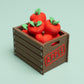 Crate of Apples Fidget Clicker with Wrist Strap or Keychain
