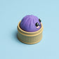 Steamed Bun Fidget Clicker with Wrist Strap or Keychain