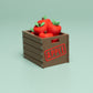 Crate of Apples Fidget Clicker with Wrist Strap or Keychain