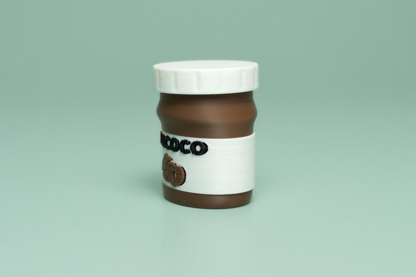 Chocolate Hazelnut Spread Clicker with Wrist Strap or Keychain
