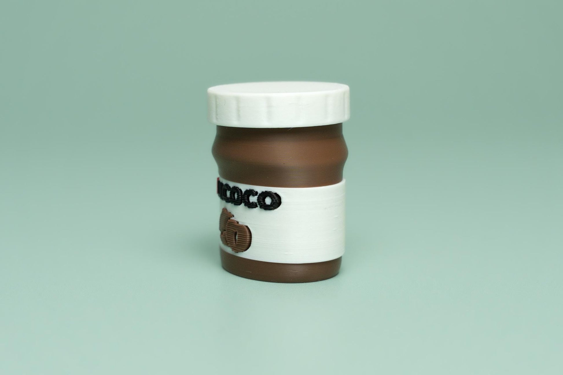 Chocolate Hazelnut Spread Clicker with Wrist Strap or Keychain