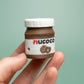Chocolate Hazelnut Spread Clicker with Wrist Strap or Keychain