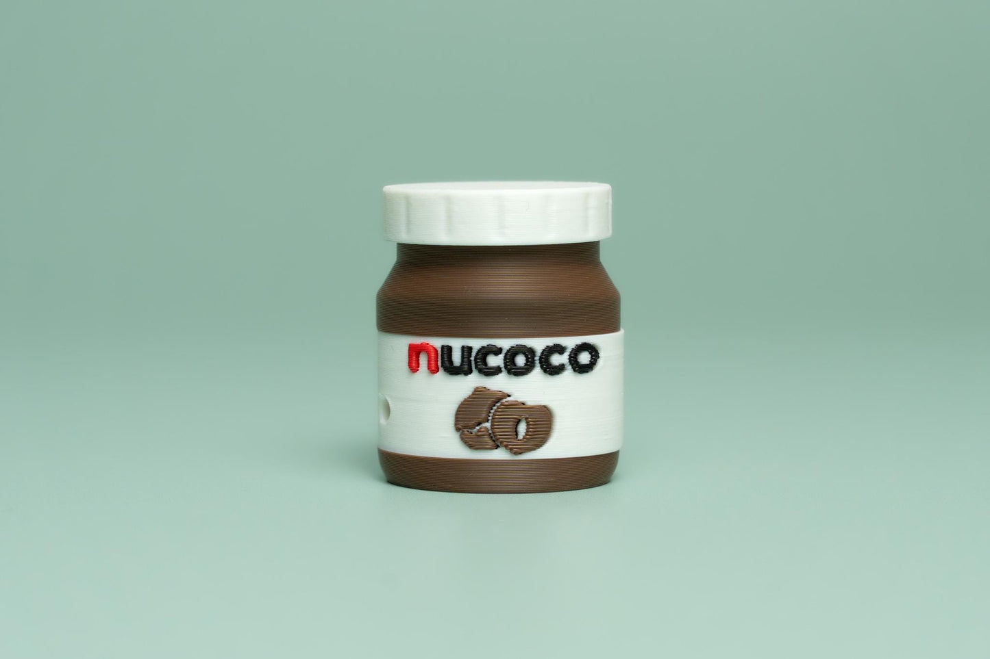 Chocolate Hazelnut Spread Clicker with Wrist Strap or Keychain