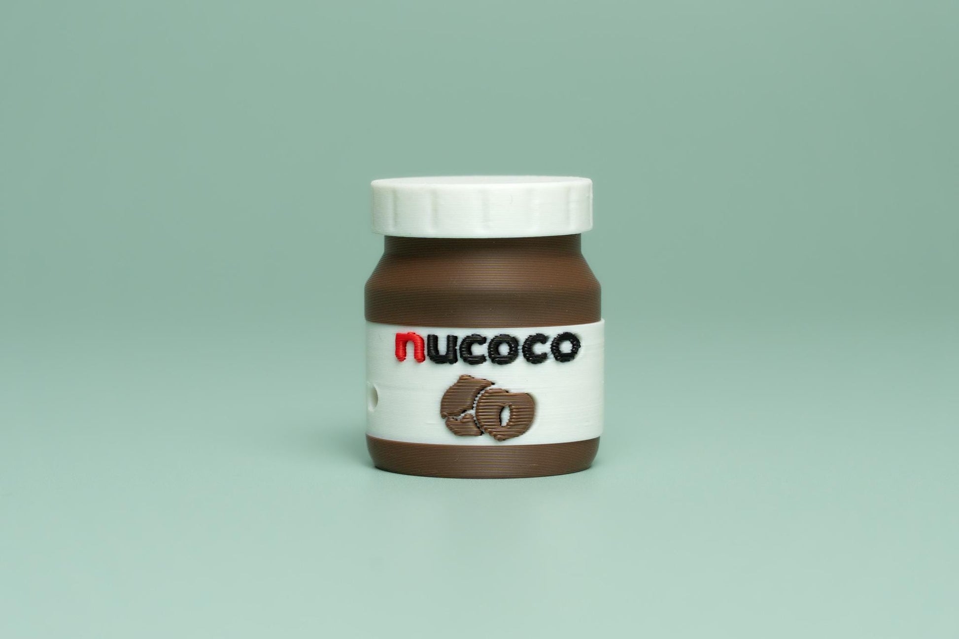 Chocolate Hazelnut Spread Clicker with Wrist Strap or Keychain