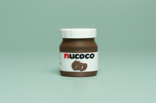 Chocolate Hazelnut Spread Clicker with Wrist Strap or Keychain