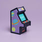 Retro Arcade Machine Clicker with Wrist Strap or Keychain