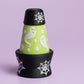Haunted Lava Lamp Spooky Halloween Fidget Clicker with Wrist Strap or Keychain