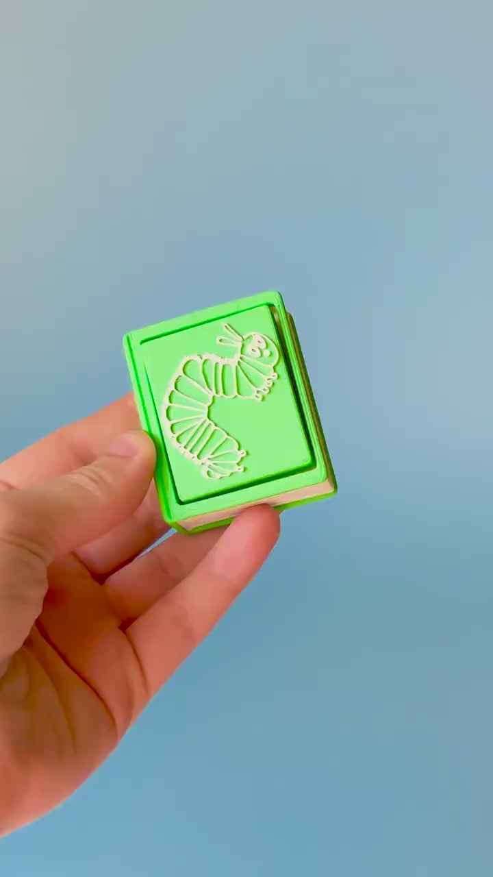 Chunky Book Clickers with Wrist Strap or Keychain - 3 Designs to Choose From!