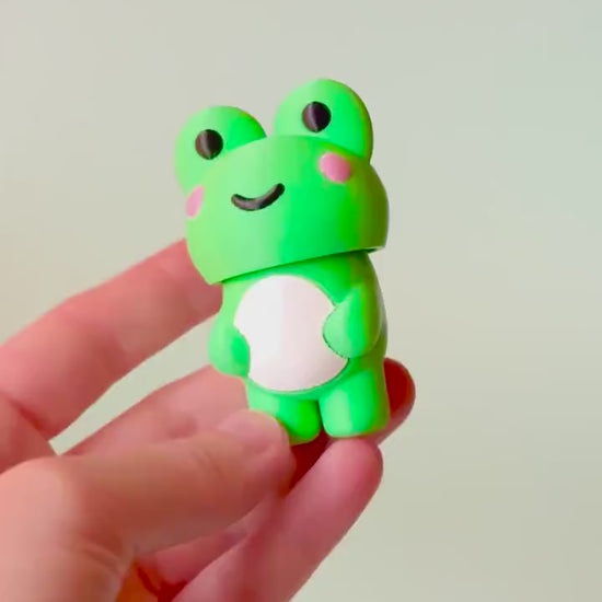 Happy Froggy Fidget Clicker with Wrist Strap