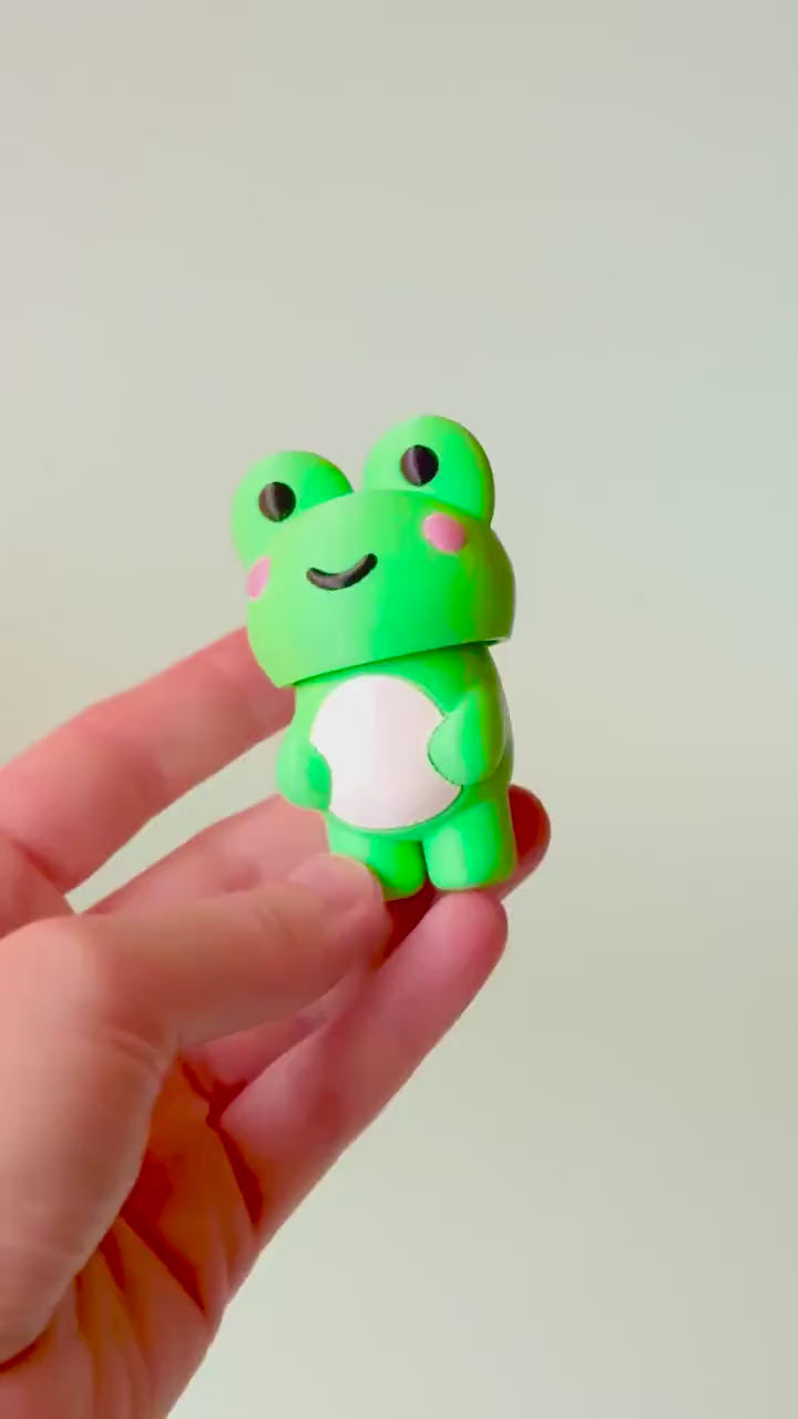 Happy Froggy Fidget Clicker with Wrist Strap
