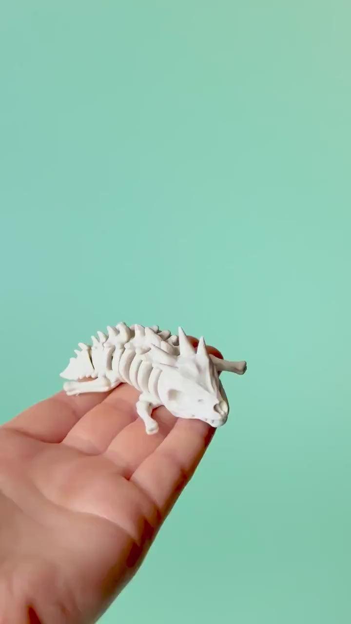 Baby Skeleton Dragon Articulated Flexi Fidget