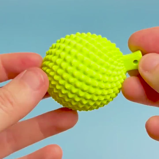 Durian Fruit Fidget Clicker with Wrist Strap or Keychain