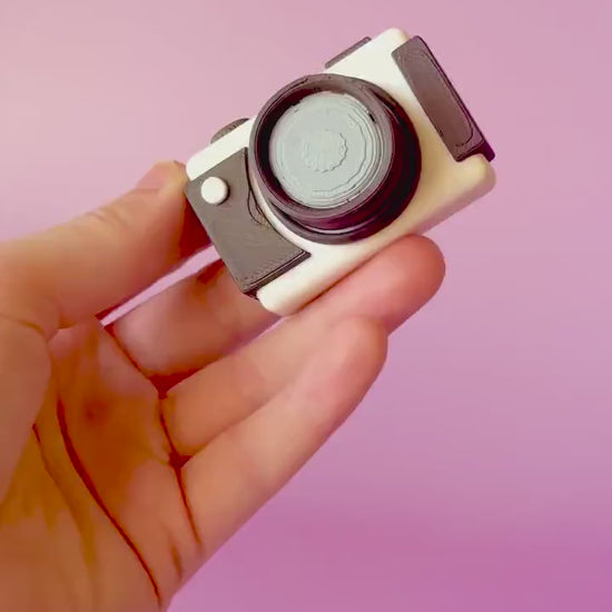 Digital Camera Fidget Clicker with Wrist Strap or Keychain