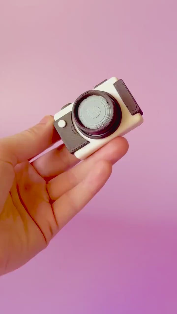 Digital Camera Fidget Clicker with Wrist Strap or Keychain