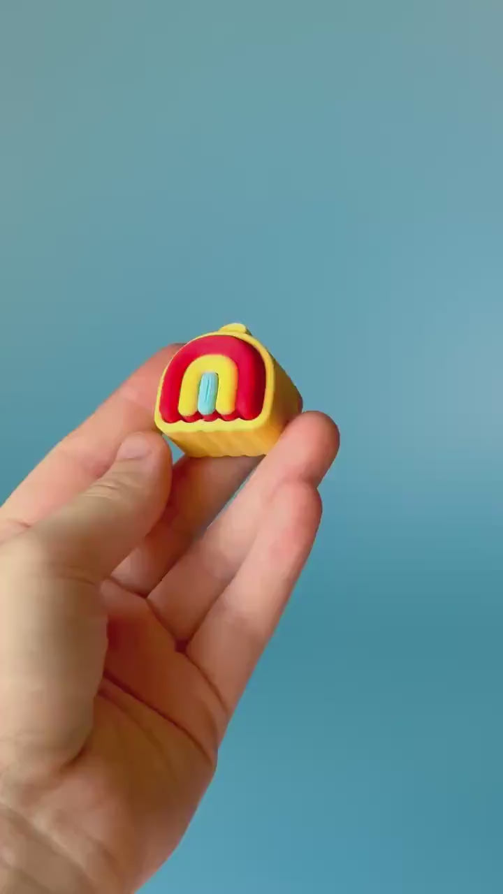 Whimsical Party Inspired Fidget Clickers with Wrist Strap or Keychain