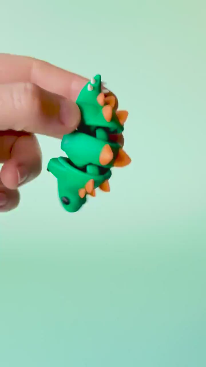 Stegosaurus Dinosaur Articulated Flexi Fidget