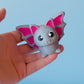 Chibi Bat Fidget Clicker with Wrist Strap or Keychain