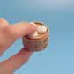 Steamed Buns in Basket Fidget Clicker with Wrist Strap or Keychain