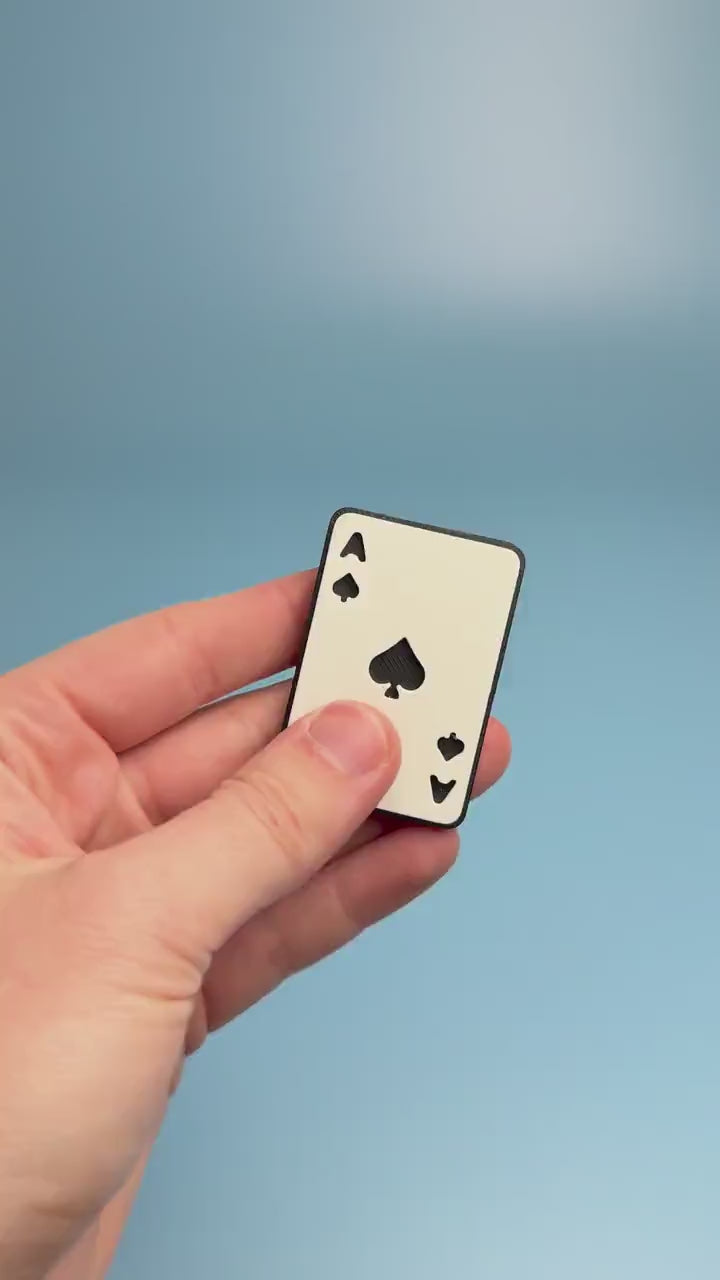 Aces Playing Card Slider Fidgets