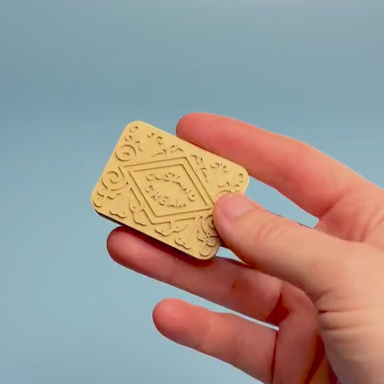 Custard Cream Biscuit Slider Fidget