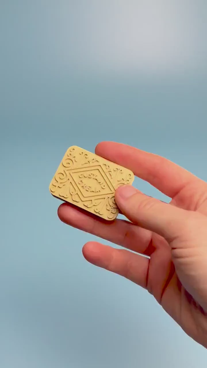 Custard Cream Biscuit Slider Fidget