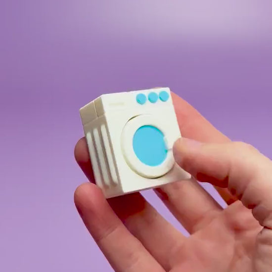 Washing Machine Fidget Clicker with Wrist Strap or Keychain