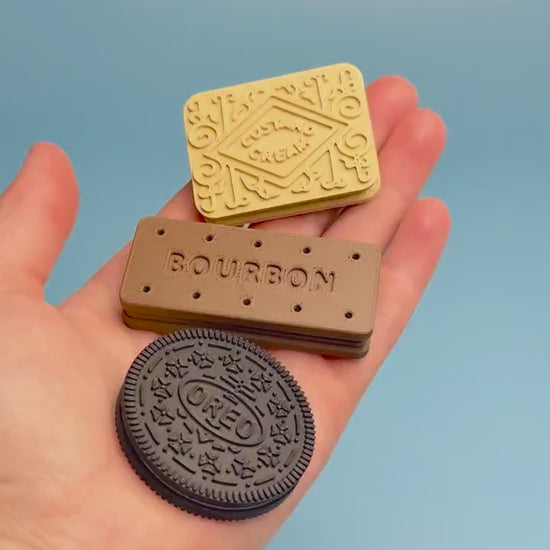 Biscuit Slider Fidgets Bundle - Bourbon, Custard Cream & Cookies + Cream