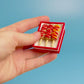 Tray of Corndogs Fidget Clicker with Wrist Strap or Keychain