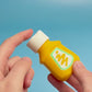Mustard Bottle Fidget Clicker with Wrist Strap or Keychain